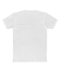 Blue, Beige, and Brown Abstract Paitning — heavy-tee-black view 3