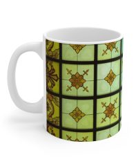 Green and Brown Floral Illustration — mug-11oz view 2