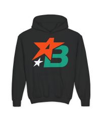 Alec Benjamin Retro Sport Youth Heavy Blend Hooded Sweatshirt view 2