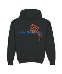 Alec Benjamin Flower Youth Heavy Blend Hooded Sweatshirt view 2