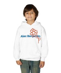 Alec Benjamin Flower Youth Heavy Blend Hooded Sweatshirt view 4