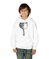 Alec Benjamin Sketch Youth Heavy Blend Hooded Sweatshirt view 4