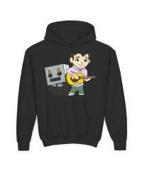 Alec Benjamin I Built a Friend Youth Heavy Blend Hooded Sweatshirt view 2