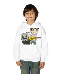 Alec Benjamin I Built a Friend Youth Heavy Blend Hooded Sweatshirt view 4