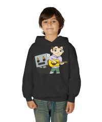 Alec Benjamin I Built a Friend Youth Heavy Blend Hooded Sweatshirt view 7
