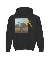 Alec Benjamin Golden Field Youth Heavy Blend Hooded Sweatshirt view 2
