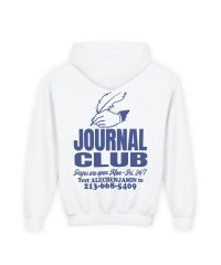 Alec Benjamin Journal Club Youth Heavy Blend Hooded Sweatshirt view 3