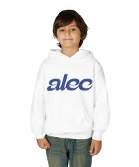 Alec Benjamin Journal Club Youth Heavy Blend Hooded Sweatshirt view 4