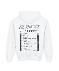 Alec Benjamin I Love 12 Notes Youth Heavy Blend Hooded Sweatshirt view 3