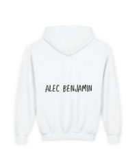 Alec Benjamin 12 Notes Tour Youth Heavy Blend Hooded Sweatshirt view 3