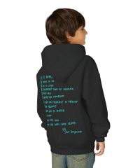 Alec Benjamin 12 Notes Daisy Youth Heavy Blend Hooded Sweatshirt view 8