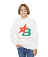 Alec Benjamin Retro Sport Youth Crewneck Sweatshirt view 4