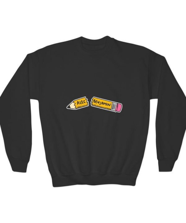 Alec Benjamin Pencil Youth Crewneck Sweatshirt