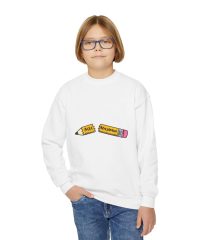 Alec Benjamin Pencil Youth Crewneck Sweatshirt view 4