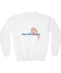 Alec Benjamin Flower Youth Crewneck Sweatshirt view 1