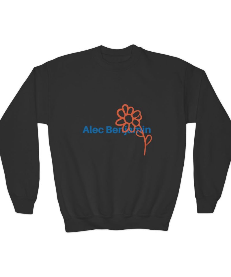 Alec Benjamin Flower Youth Crewneck Sweatshirt
