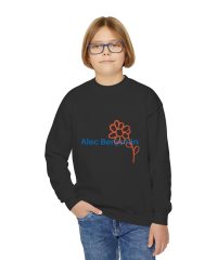 Alec Benjamin Flower Youth Crewneck Sweatshirt view 7