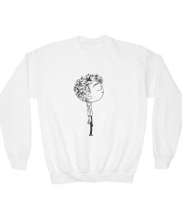 Alec Benjamin Sketch Youth Crewneck Sweatshirt view 1