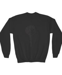 Alec Benjamin Sketch Youth Crewneck Sweatshirt view 2
