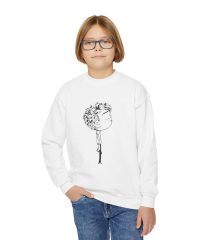 Alec Benjamin Sketch Youth Crewneck Sweatshirt view 4