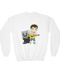 Alec Benjamin I Built a Friend Youth Crewneck Sweatshirt view 1