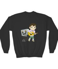 Alec Benjamin I Built a Friend Youth Crewneck Sweatshirt view 2