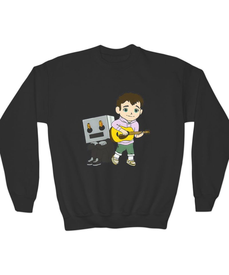 Alec Benjamin I Built a Friend Youth Crewneck Sweatshirt