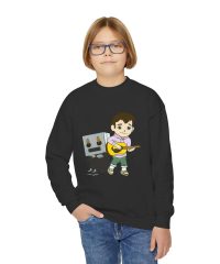 Alec Benjamin I Built a Friend Youth Crewneck Sweatshirt view 7