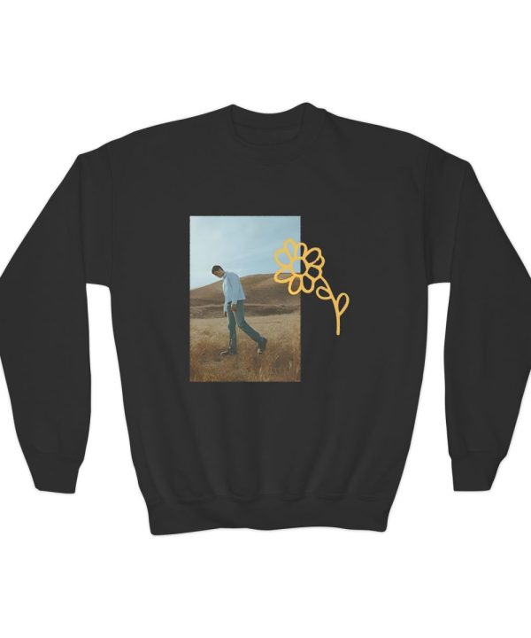 Alec Benjamin Golden Field Youth Crewneck Sweatshirt