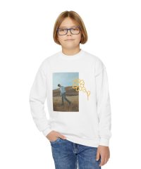 Alec Benjamin Golden Field Youth Crewneck Sweatshirt view 4