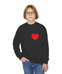 Alec Benjamin I Love 12 Notes Youth Crewneck Sweatshirt view 7