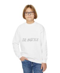 Alec Benjamin 12 Notes Tour Youth Crewneck Sweatshirt view 4