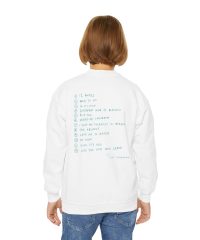 Alec Benjamin 12 Notes Daisy Youth Crewneck Sweatshirt view 5