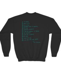Alec Benjamin 12 Notes Daisy Youth Crewneck Sweatshirt view 6
