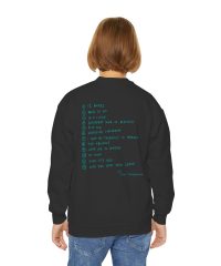Alec Benjamin 12 Notes Daisy Youth Crewneck Sweatshirt view 8