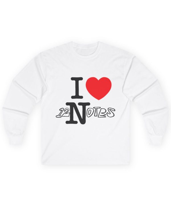 Alec Benjamin I Love 12 Notes Unisex Ultra Cotton Long Sleeve Tee