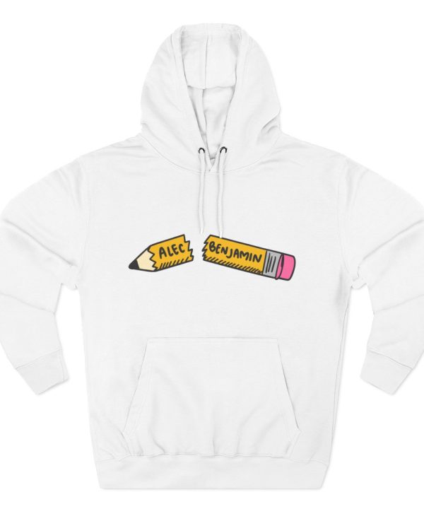 Alec Benjamin Pencil Three-Panel Fleece Hoodie