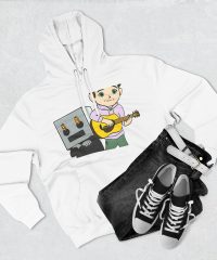 Alec Benjamin I Built a Friend Three-Panel Fleece Hoodie view 4