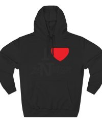Alec Benjamin I Love 12 Notes Three-Panel Fleece Hoodie view 2