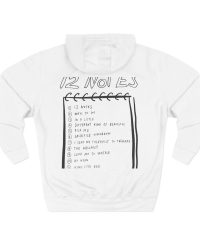 Alec Benjamin I Love 12 Notes Three-Panel Fleece Hoodie view 3