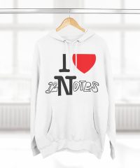 Alec Benjamin I Love 12 Notes Three-Panel Fleece Hoodie view 5