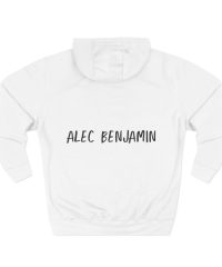 Alec Benjamin 12 Notes Tour Three-Panel Fleece Hoodie view 3