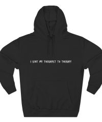 Alec Benjamin Therapy Three-Panel Fleece Hoodie view 2