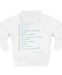 Alec Benjamin 12 Notes Daisy Three-Panel Fleece Hoodie view 3