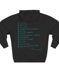 Alec Benjamin 12 Notes Daisy Three-Panel Fleece Hoodie view 6